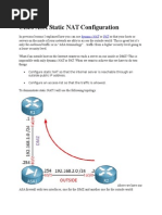 Cisco ASA Static NAT Configuration