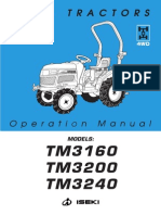 ISEKI TM Operation Manual