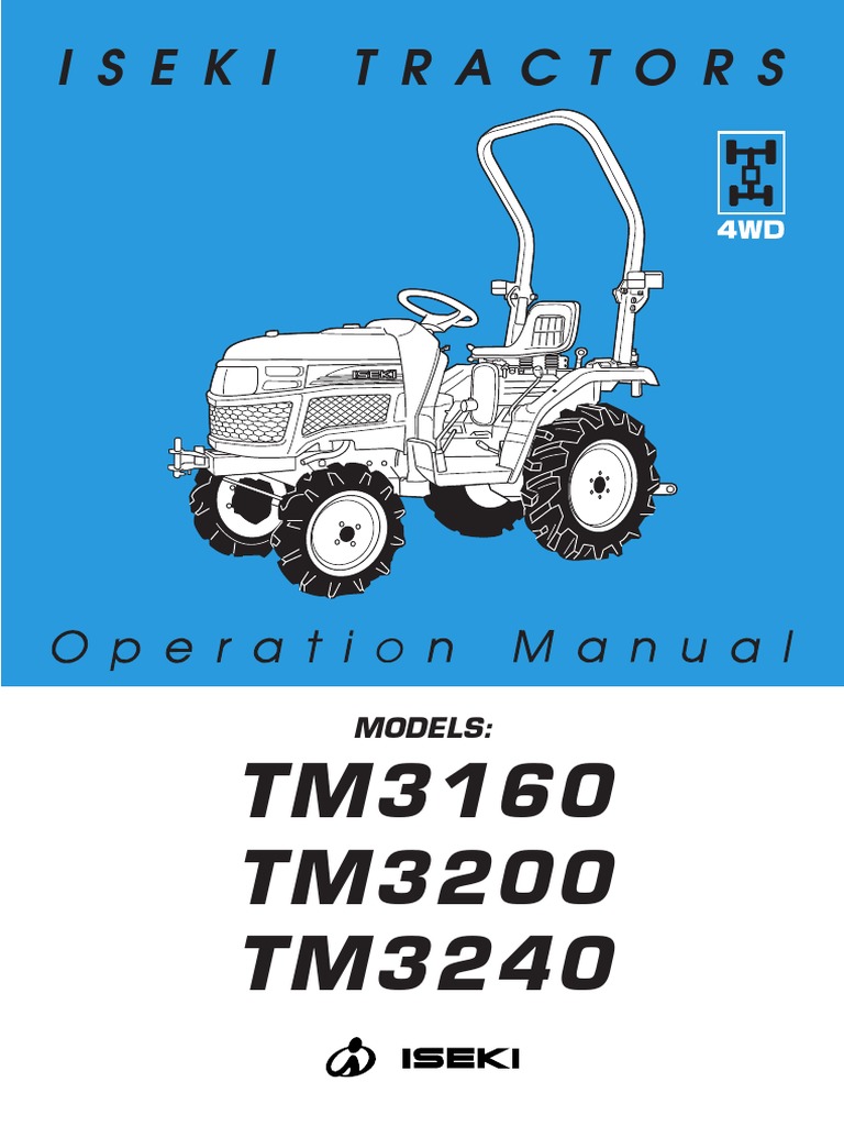 Iseki Hydraulic Manual Lifting
