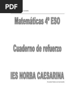 Cuaderno Repaso 4ºESO