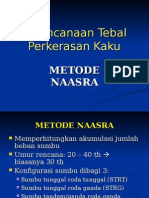 Perencanaan Tebal Perkerasan Kaku Metode NAASRA