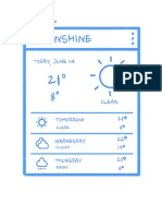 Sunshine Wireframes