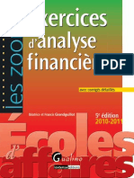 Exercices d'Analyse Financière