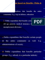 Classification of Public Expenditure