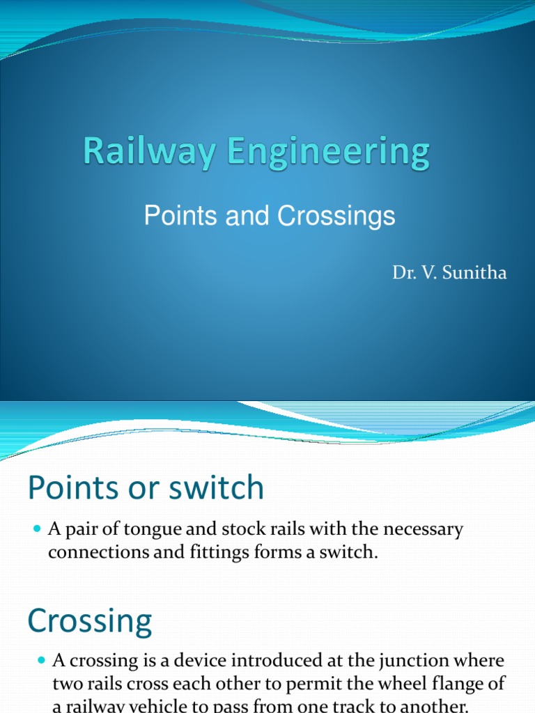Railway Points and Crossings Overview | PDF | Track (Rail Transport ...