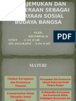 Kemajemukan Dan Keseteraan Sebagai Kekayaan Sosial Budaya Bungsa