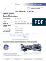 GE Power & Wat Er: TM2500 Gas Turbine Generator (GTG) Set