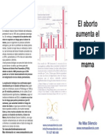 Triptico Cancer de Mama