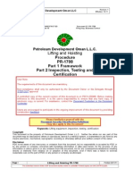 PR-1708 - Lifting and Hoisting Procedure Part 1 Framework, Part 2 Inspection, Testing and Certification