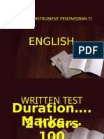 2.written Test PT3