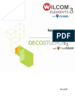 Wilcom Decostudio E3 Releasenotes PDF