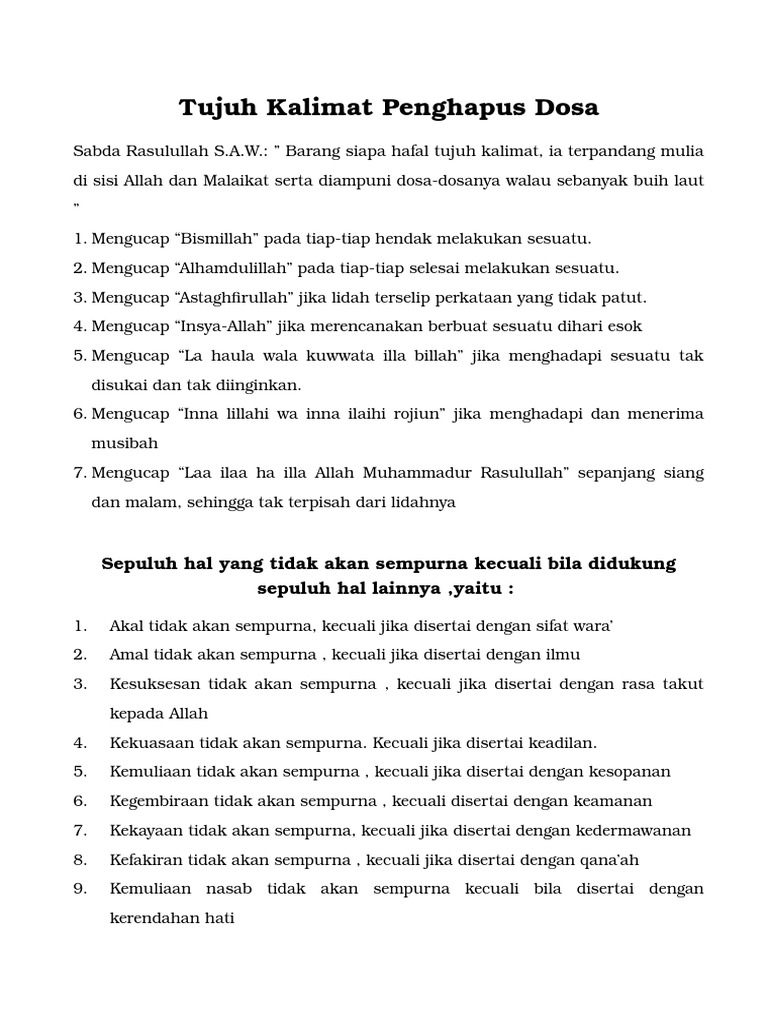 Catatan Islam Pdf