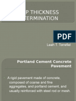 PCCP Thickness Determination Factors