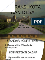 Interaksi Desa Kota