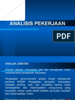 Analisis Pekerjaan