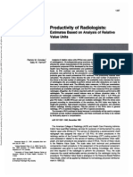 Productivity of Radiologist