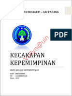 Kecakapan-Kepemimpinan Unes Padang