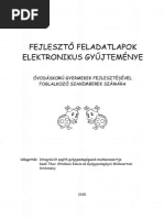 0.fejlesztő Feladatok Elektronikus Gyűjteménye - TARTALOMJEG PDF