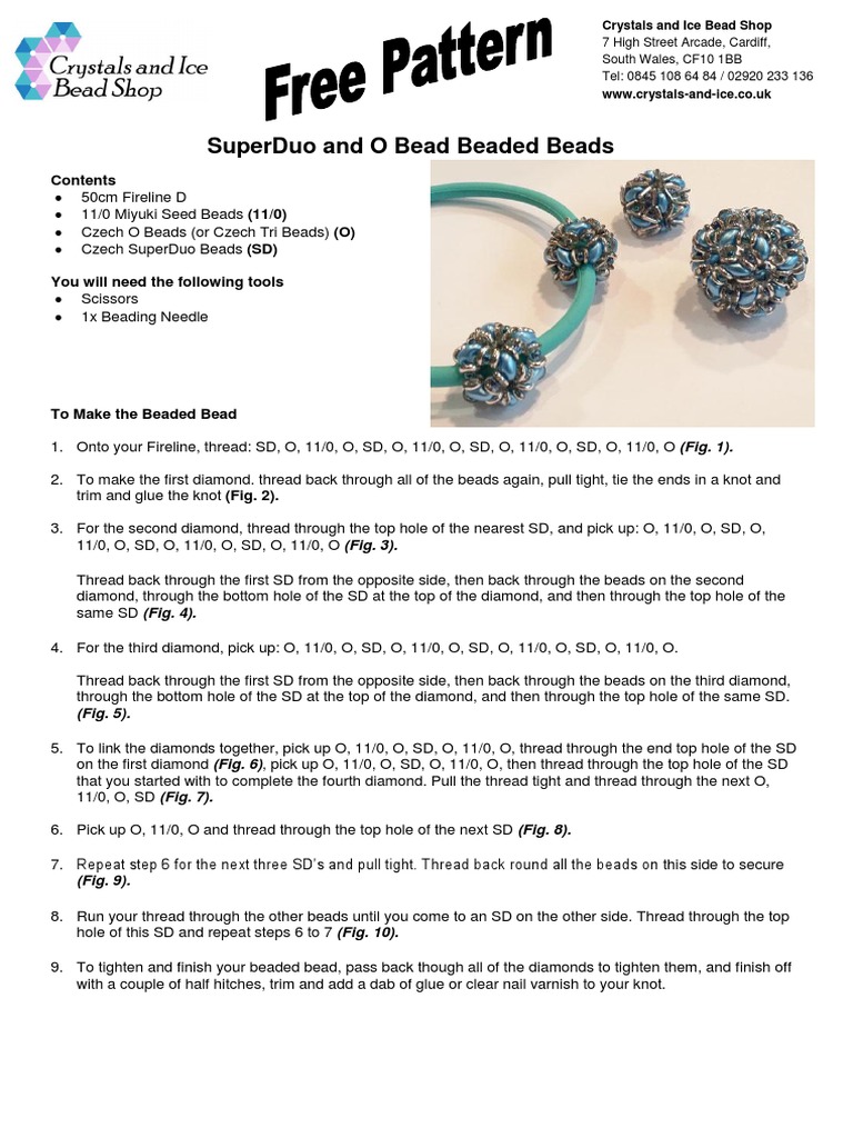 Beaded Bead Free Pattern | PDF | Art