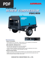 AirMan Compressor PDS185