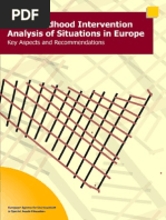Early Childhood Intervention Analysis of Situations in Europe Key Aspects and Recommendations Eci En