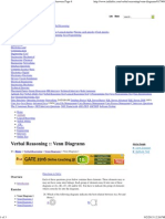 Venn Diagrams - Verbal Reasoning Questions and Answers Page 6