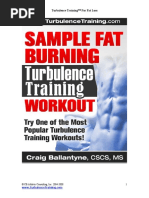 Sample Fat Burning Workout