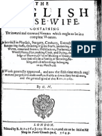 The English Housewife - Vertues in A Complete Woman - G M 1649