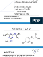 herbicida Relampago 400 ametrina + 2,4-D