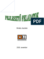 Fejlesztő Feladatok PDF