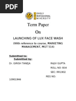 launching of a lux facewash