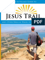 Hiking The Jesus Trail Guidebook (Sample Pages)