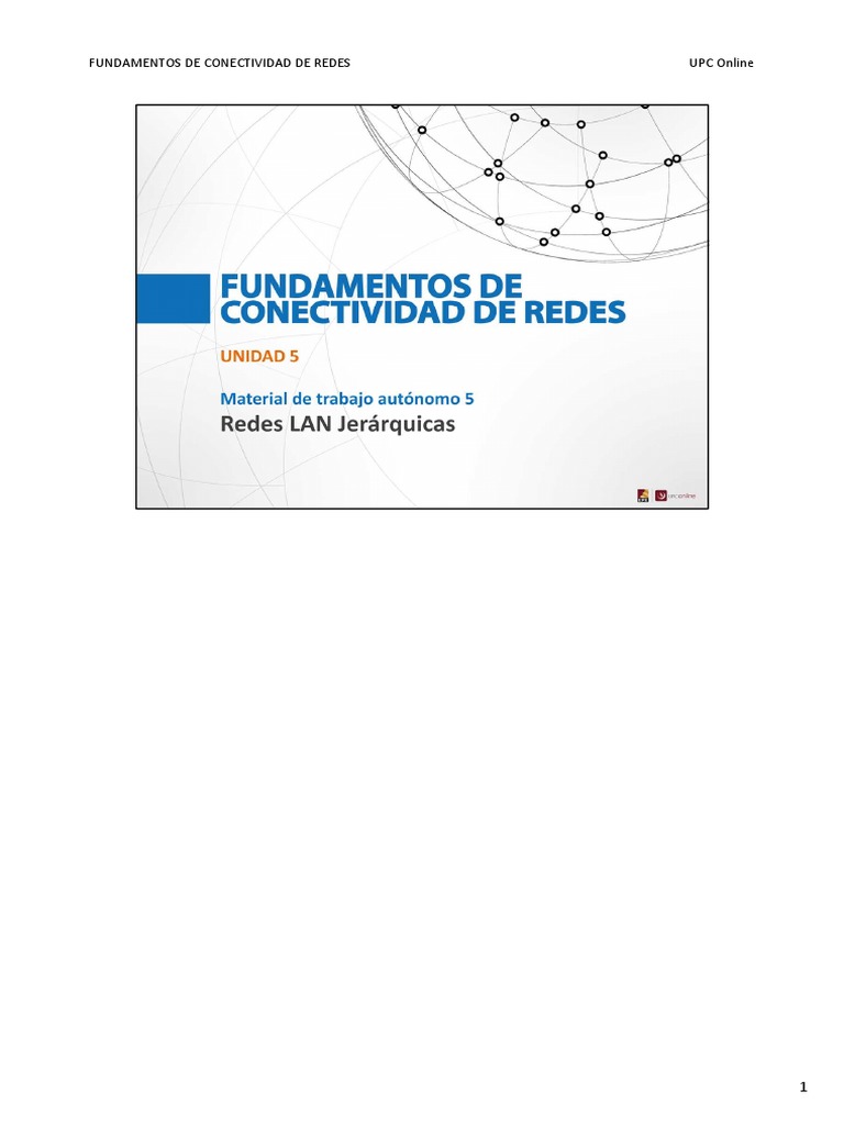 Fundamentos de Conectividad de Redes | PDF | Red de computadoras ...