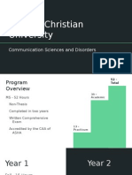 Abilene Christian University: Communication Sciences and Disorders