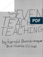 BURRIS-MEYER, Harold; VICINUS, Charles. Seven Teachers Teaching