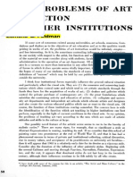 FELDMAN, Edmund B. Some Problems of Art Instruction in Higher Institutions