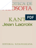 Lacroix, Jean - Kant