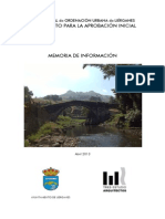 PLAN GENERAL de ORDENACIÓN URBANA de LIÉRGANES DOCUMENTO PARA LA APROBACIÓN MEMORIA DE INFORMACIÓN AYUNTAMIENTO DE LIÉRGANES INICIAL