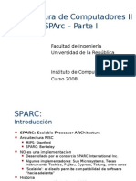 SPARC Arquitectura II: Introducción a SPARC