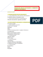 La Concepción Del Espacio Geográfico. Corrientes Actuales Del Pensamiento