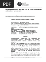 Parecer - Reenquadramento Dos Anistiados Para RJU - Timbrado