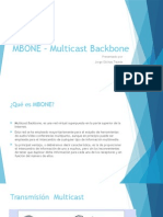 MBONE - Multicast Backbone