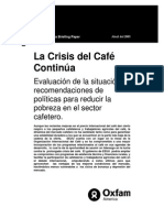 Crisis de Cafe Continua Resumen PDF