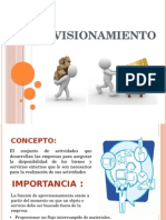 Aprovisionamiento Exposicion