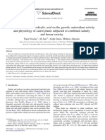 Impact of Exogenous Salicylic Acid On The Growth, Antioxidant Activity and Physiology of Carrot Plants Subjected To Combined Salinity and Boron Toxicity