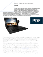 De qué manera Crear Y Editar Vídeos De Forma Profesional Con Android
