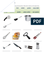 Spoon Knife Fork Whisk Grater Soup Ladle Spatula Tongs Strainer Peeler Pizza Cutter Can Opener Juicer