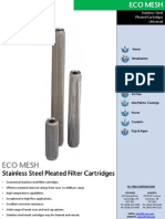 Eco Mesh: Stainless Steel Pleated Filter Cartridges