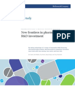 New Frontiers in Pharma R&D Investment