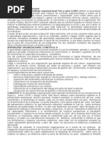 APRENDIZAJE ORGANIZACIONAL